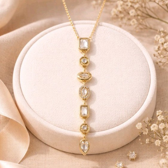 Crystal Drop Necklace