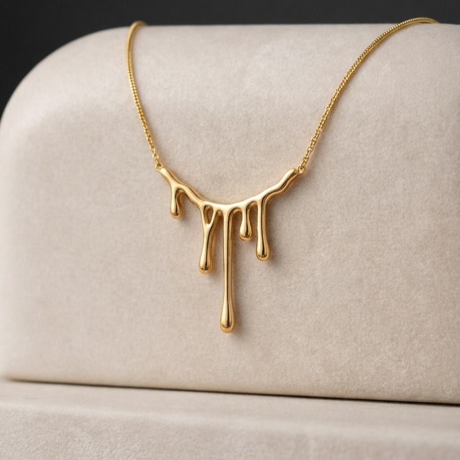 Golden Drop Necklace