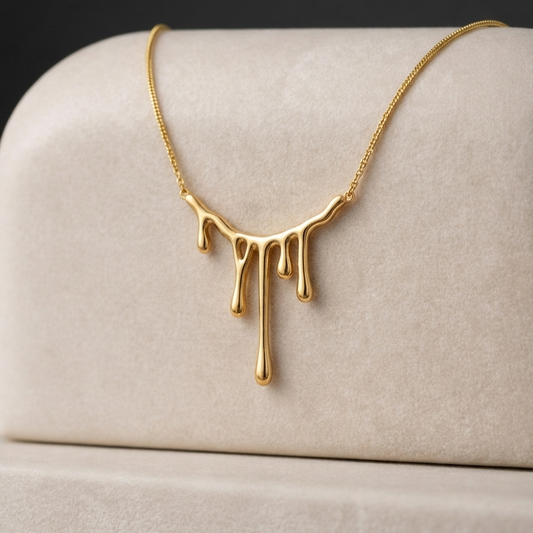 Golden Drop Necklace