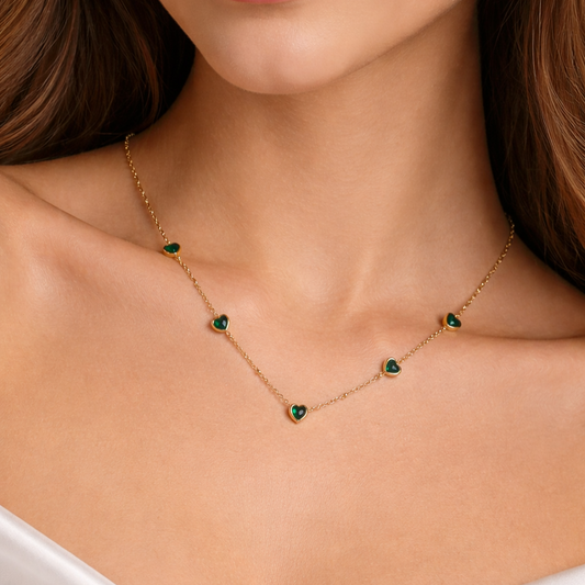Emerald Love Necklace