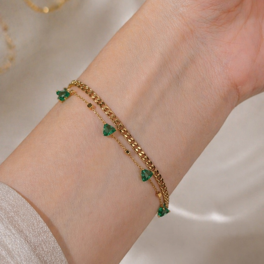 Celeste Emerald Bracelet